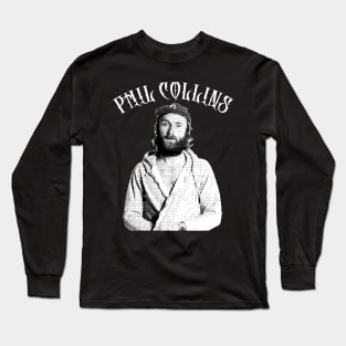 Phil Collins // Retro 80s Aesthetic Design Long Sleeve T-Shirt